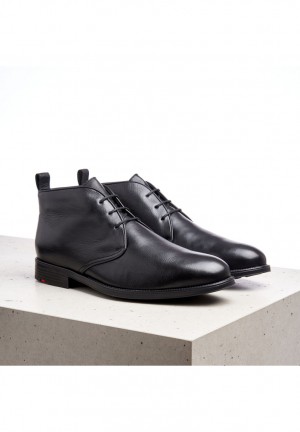 Black LLOYD HERAS Men's Smart shoes | SGX983240