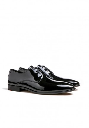 Black LLOYD JEREZ Men's Smart shoes | CKQ527416