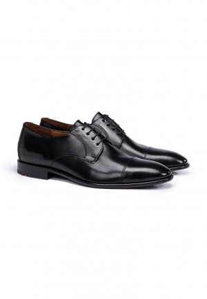 Black LLOYD NEWPORT Men's Smart shoes | VWK407298