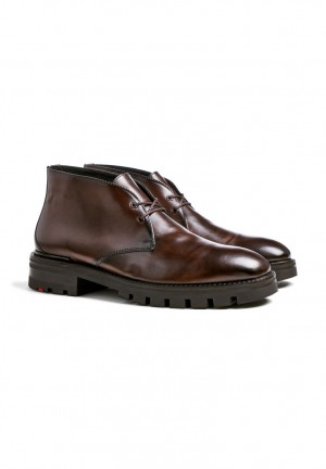 Brown LLOYD WEBSTER Men's Ankle Boots | BOJ869035
